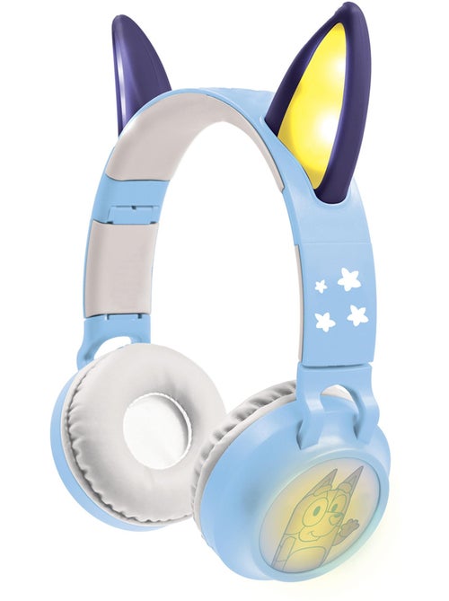 Design 3D Bluey Cuffie Bluetooth® e Wired pieghevoli con limitazione sicura del volume - Kiabi