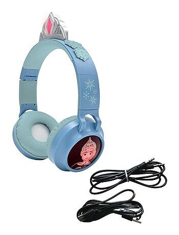 Design 3D Frozen Cuffie Bluetooth® e Wired pieghevoli con limitazione sicura del volume
