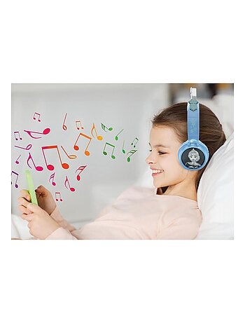Design 3D Frozen Cuffie Bluetooth® e Wired pieghevoli con limitazione sicura del volume
