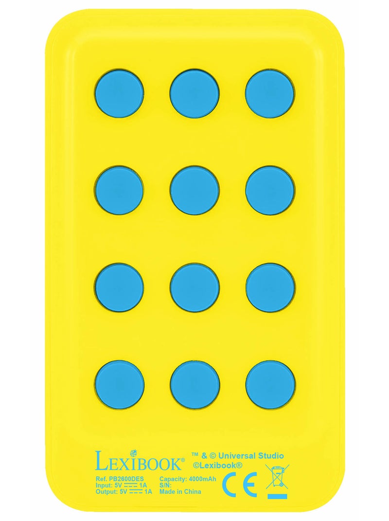 Despicable Me Power Bank da 4.000 mAh con ventose Giallo - Kiabi