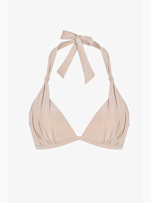 Devon top bikini arricciato lucido penti - Kiabi Devon top bikini arricciato lucido penti - Kiabi