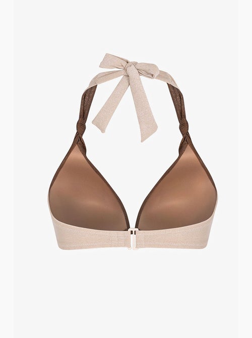 Devon top bikini arricciato lucido penti - Kiabi Devon top bikini arricciato lucido penti - Kiabi