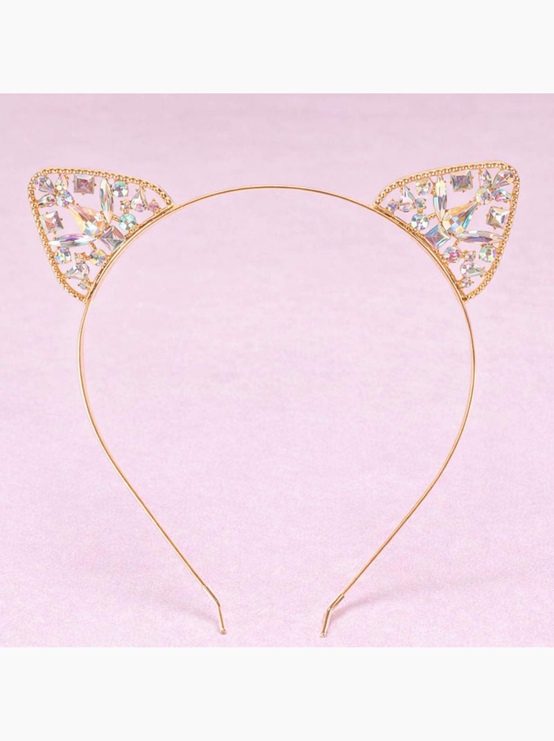 Diadema cerchietto con orecchie da gatto per costume da principessa | great pretenders | great prete Giallo - Kiabi