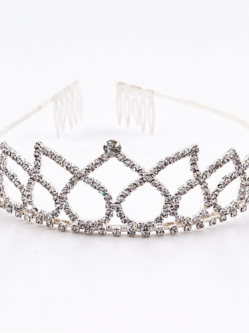 Diadema cuore strass costume principessa bambina | labay | labay Argentato - Kiabi