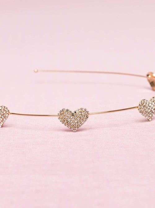 Diadema fascia per bambini cuori strass | great pretenders | great pretenders - Kiabi Diadema fascia per bambini cuori strass | great pretenders | great pretenders - Kiabi