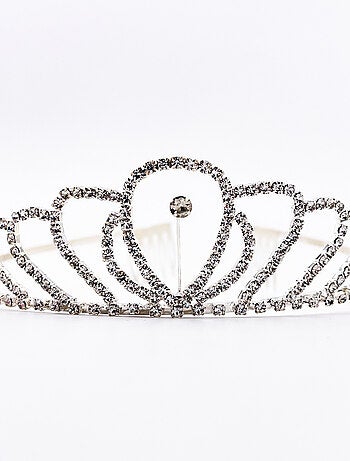 Diadema perla argentata costume principessa bambina | labay | labay