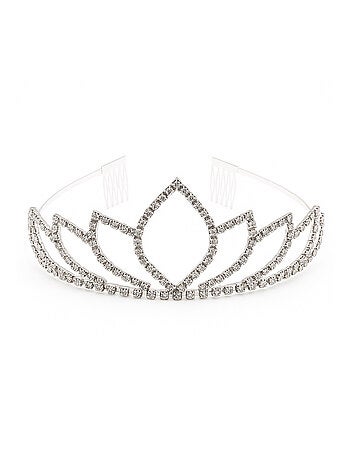 Diadema spiga argentata costume principessa bambina | Labay