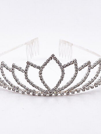 Diadema spiga argentata costume principessa bambina | Labay