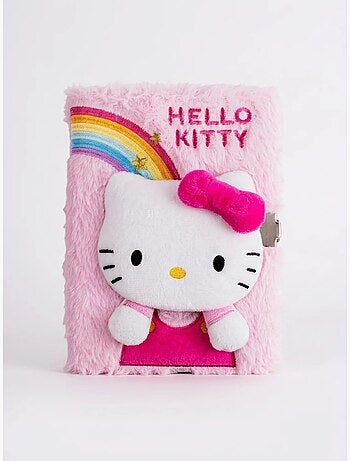 Diario peluche 3d a5 con lucchetto hello kitty sanrio