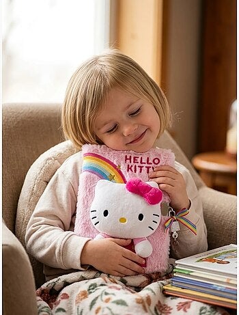 Diario peluche 3d a5 con lucchetto hello kitty sanrio