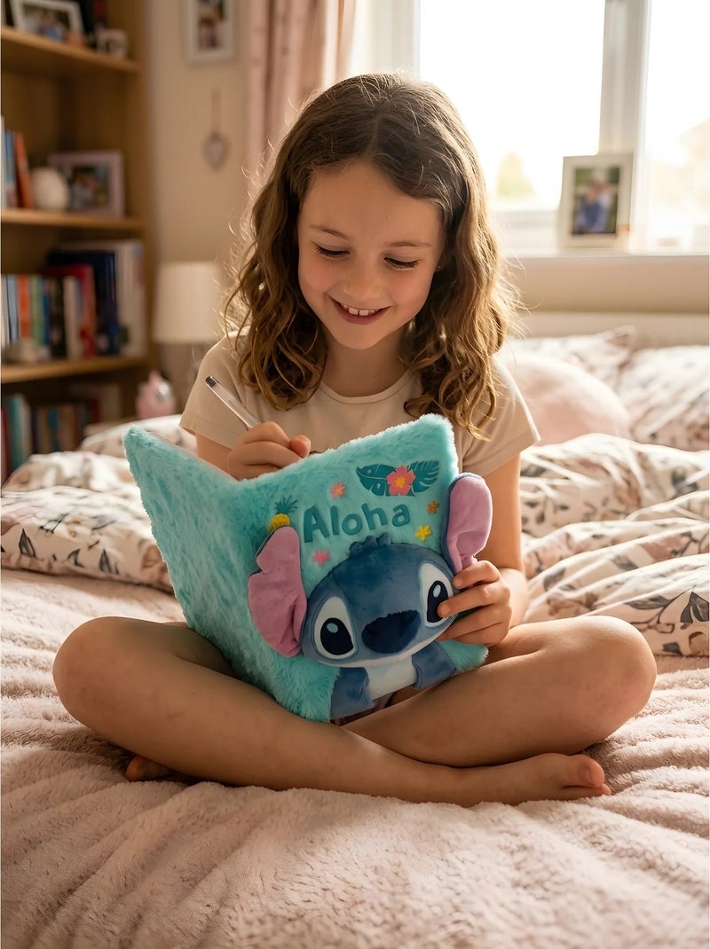 Diario segreto con lucchetto peluche a5 stitch disney Turchese - Kiabi