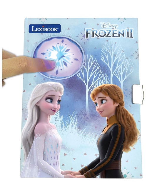 Diario segreto elettronico Frozen con luce e accessori (adesivi, penna, penna a colori) - Kiabi