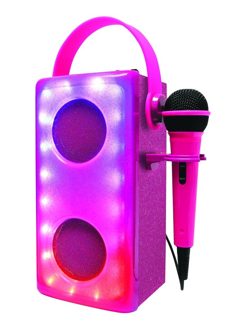 Diffusore Bluetooth® luminoso rosa con microfono Bianco - Kiabi