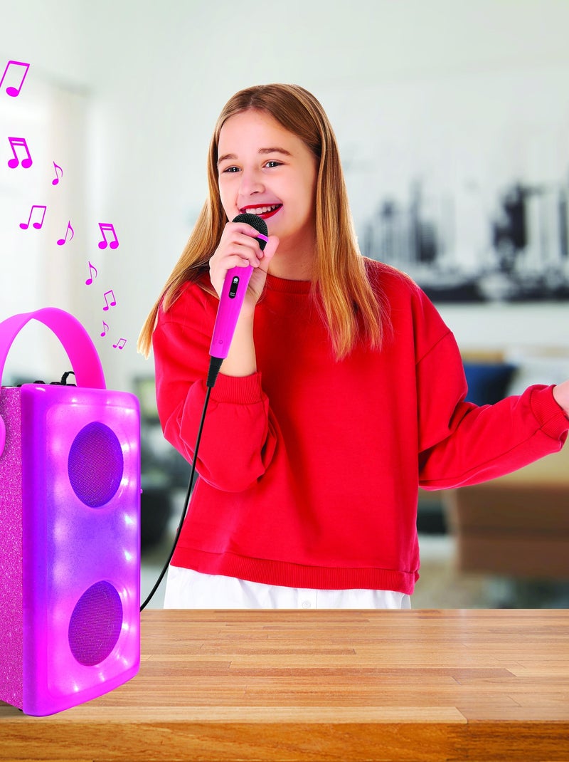 Diffusore Bluetooth® luminoso rosa con microfono Bianco - Kiabi