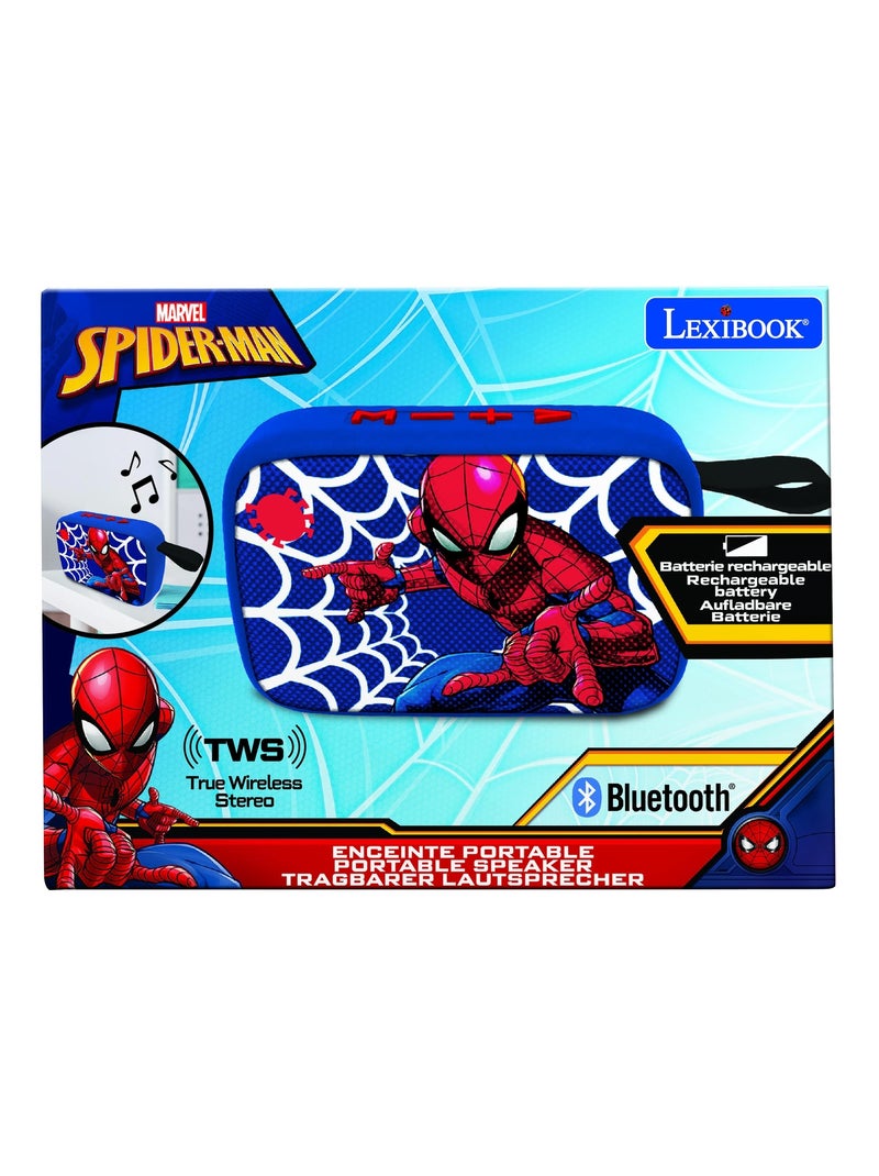 Diffusore portatile Bluetooth® SpiderMan con finitura in tessuto Blu - Kiabi