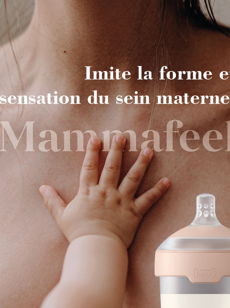 Difrax lovi biberon mammafeel - 250 ml | difrax | difrax Beige - Kiabi