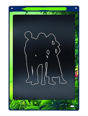 Dinosauro 11'' multicolore Tavoletta da disegno Eink con stencil