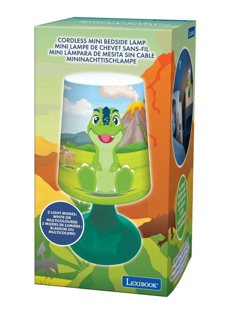 Dinosauro Mini lampada da comodino e luce notturna senza fili Verde - Kiabi