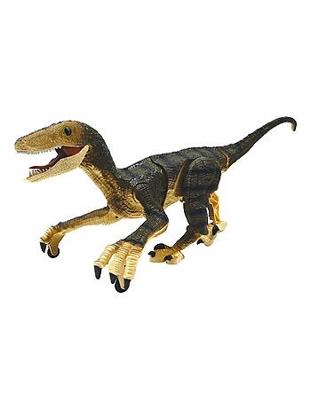 Dinosauro Velociraptor RC telecomandato con effetti sonori realistici
