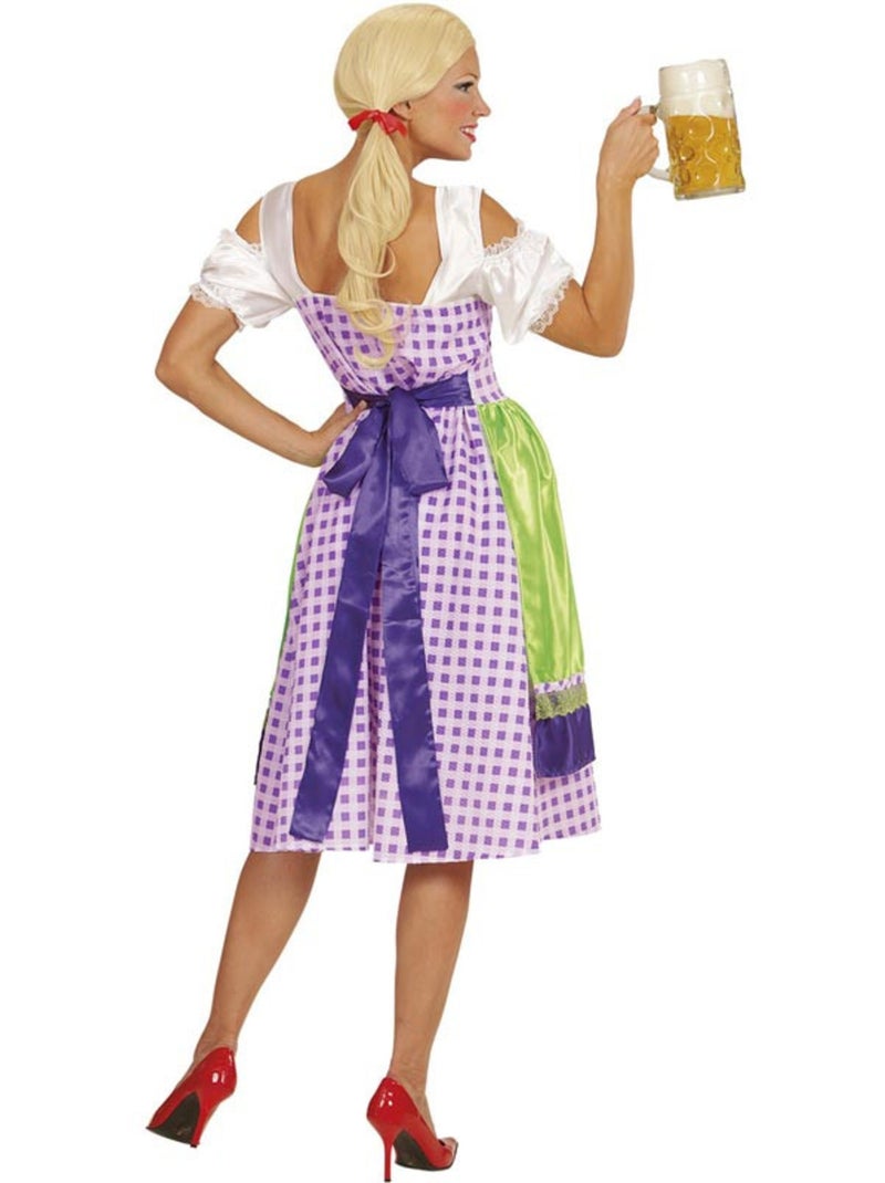 Dirndl tirolese con grembiule Multicolore - Kiabi