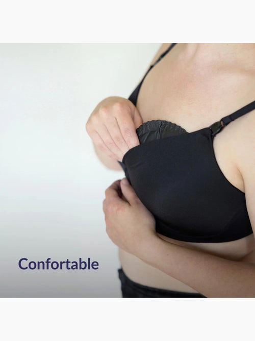 Dischetti assorbenti 40 pezzi per allattamento bianco e nero - Difrax - Kiabi