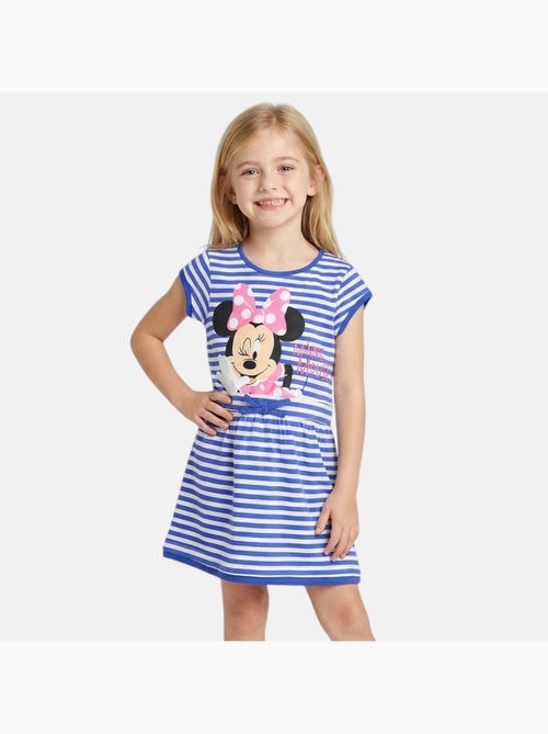 Disney - abito a righe stampate con maniche corte e collo rotondo - Kiabi Disney - abito a righe stampate con maniche corte e collo rotondo - Kiabi