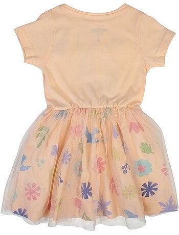 Disney - abito stampato a maniche corte, gonna in tulle