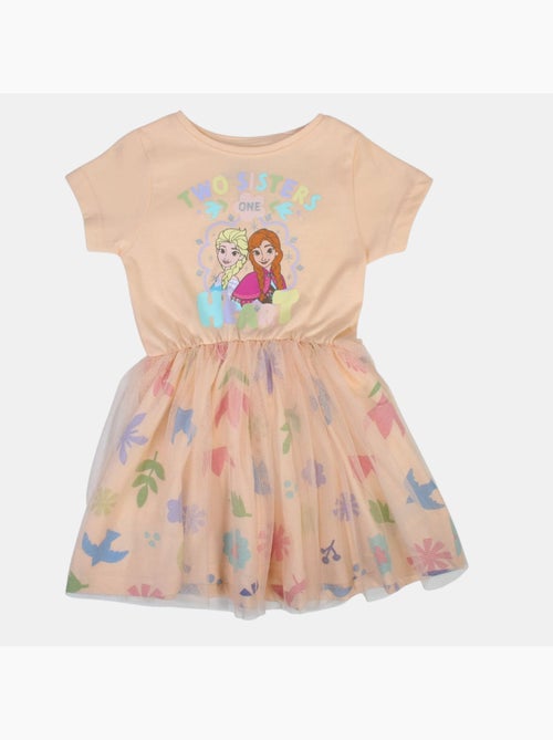 Disney - abito stampato a maniche corte, gonna in tulle - Kiabi Disney - abito stampato a maniche corte, gonna in tulle - Kiabi