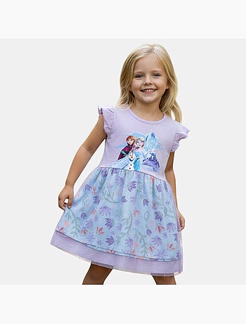 Disney - abito stampato senza maniche, gonna in tulle