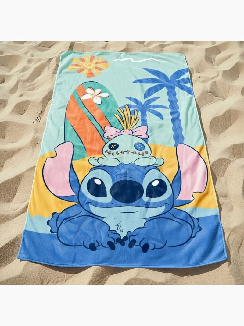 Disney - Asciugamano da spiaggia bambino con motivo personaggio colorato Blu - Kiabi