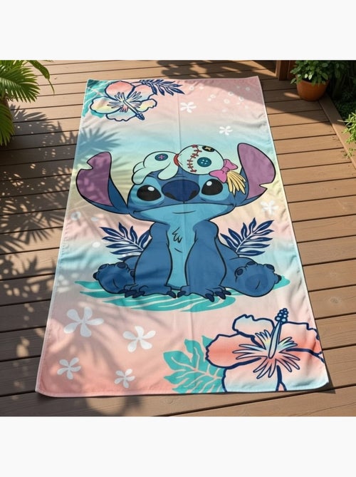 Disney - Asciugamano da spiaggia bambino con motivo personaggio colorato - Kiabi