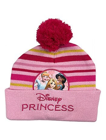 Disney - Cappello da bambina con pon-pon