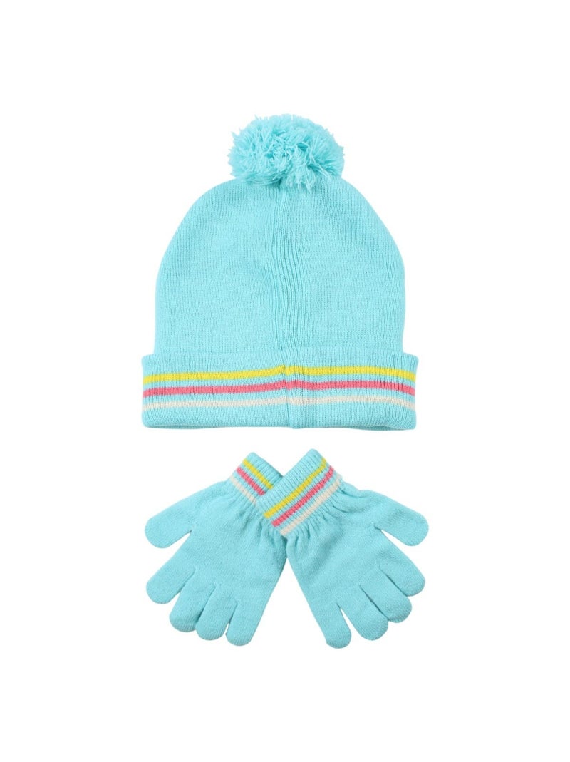 Disney - Cappello e guanti bambina Blu - Kiabi
