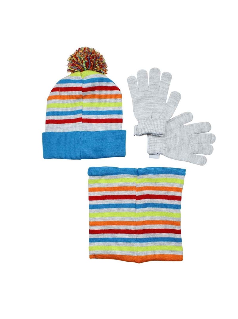 Disney - Cappello, guanti e scaldacollo bambino Blu - Kiabi