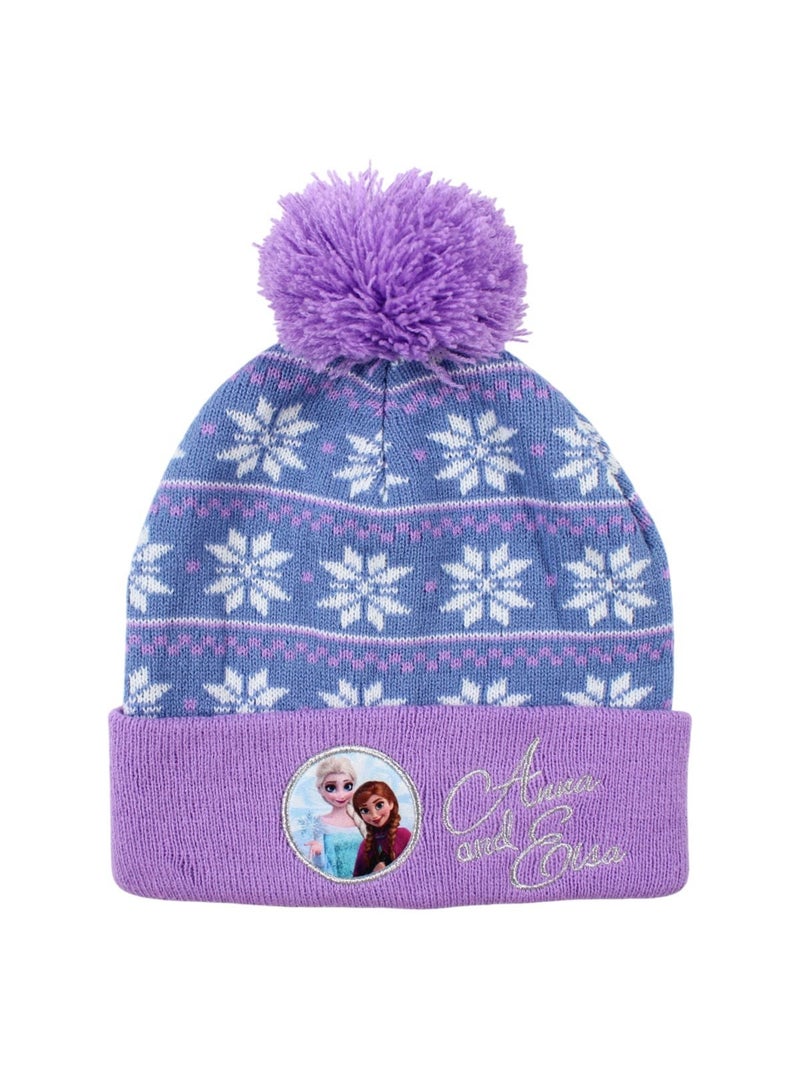 Disney - Cappello, guanti e scaldacollo Viola - Kiabi