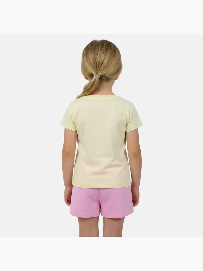Disney - Completo bambina Stitch Giallo - Kiabi