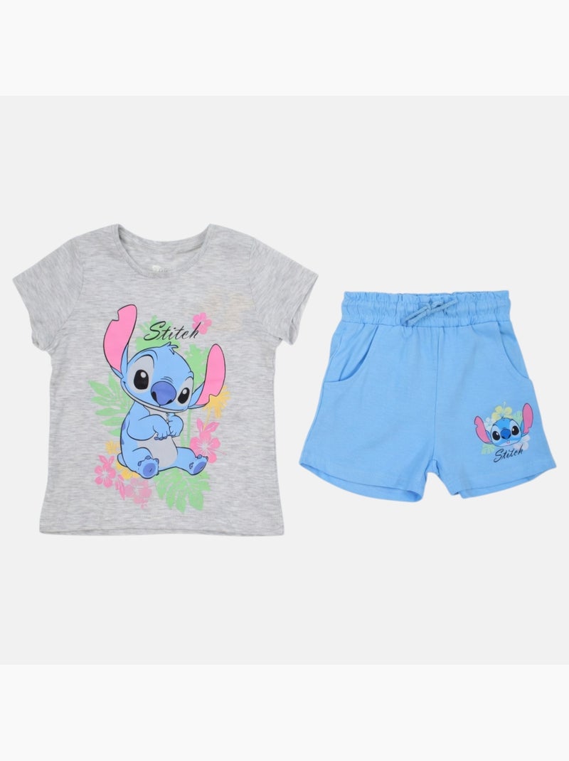 Disney - Completo bambina Stitch Grigio - Kiabi