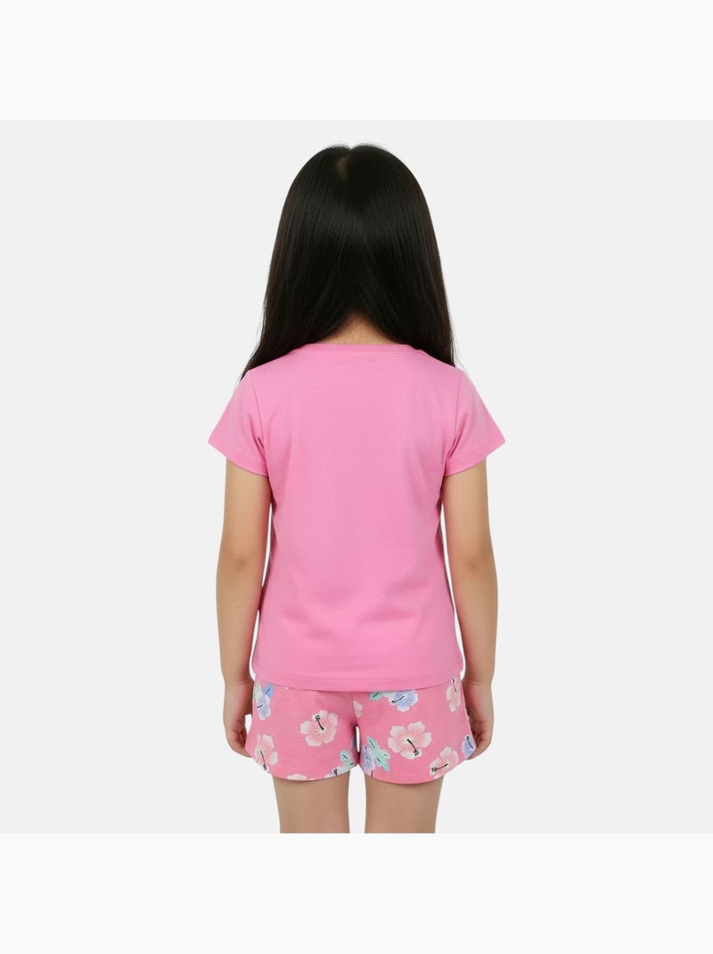 Disney - Completo bambina Stitch Rosa - Kiabi