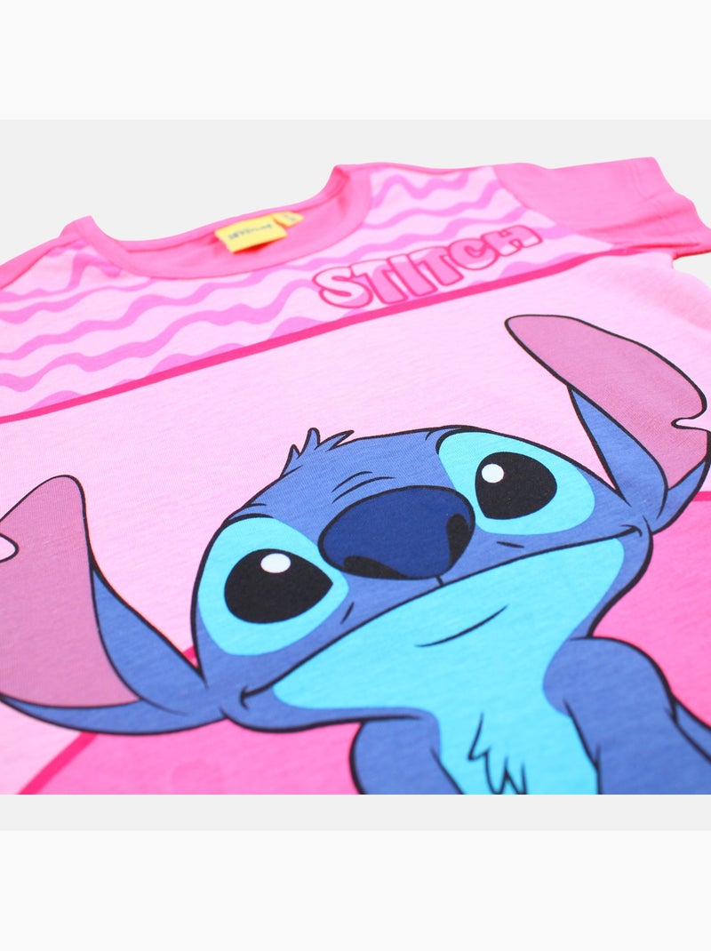 Disney - Completo bambina T-shirt a maniche corte e pantaloncini Rosa fucsia - Kiabi