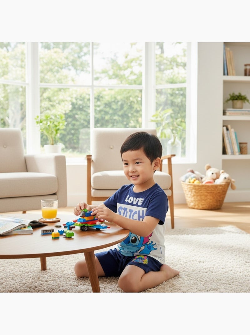 Disney - Completo bambino Stitch Blu marino - Kiabi