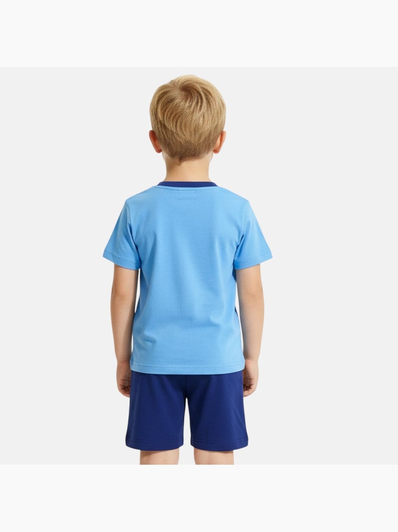 Disney - Completo bambino T-shirt a maniche corte e pantaloncini Blu marino - Kiabi