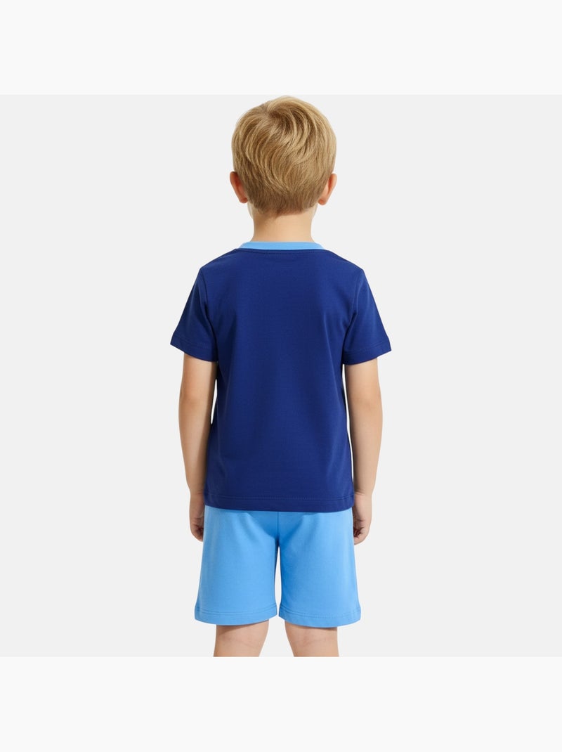 Disney - Completo bambino T-shirt a maniche corte e pantaloncini Blu - Kiabi