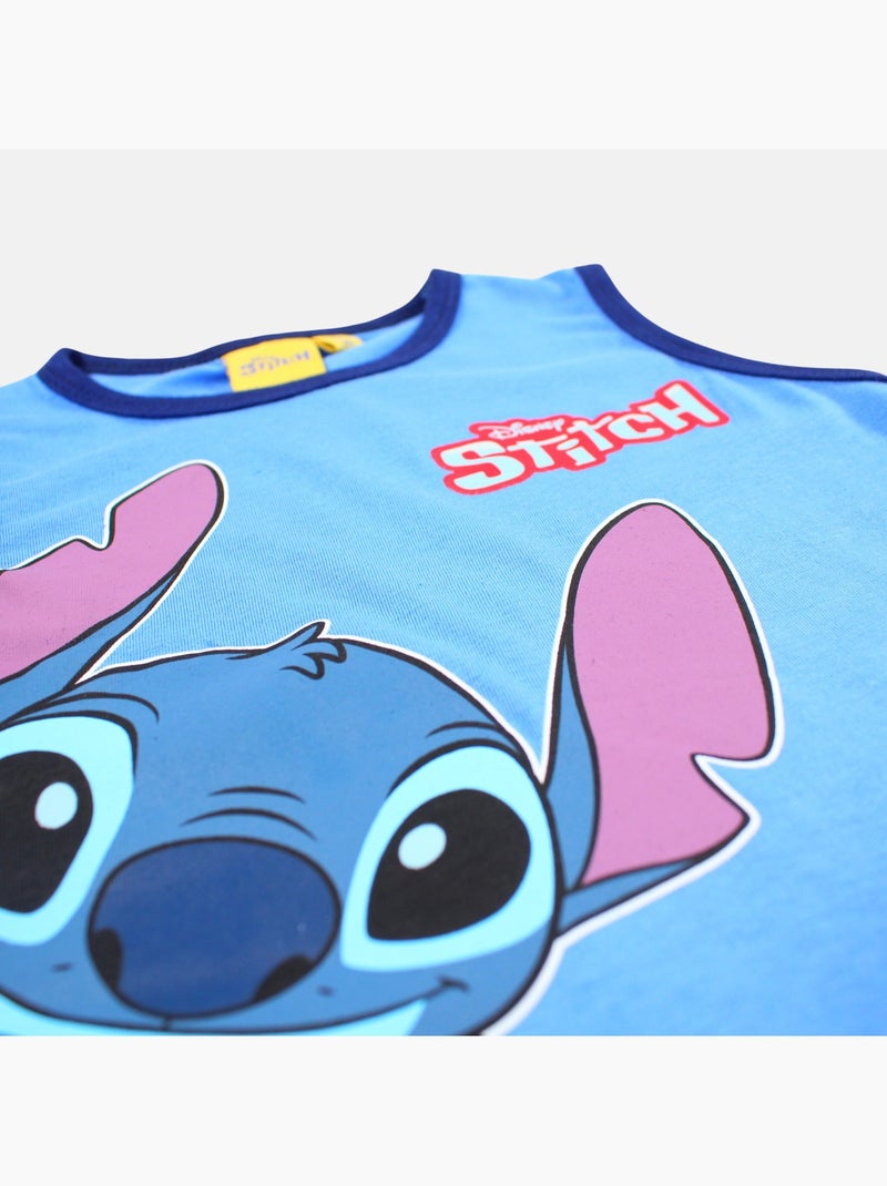 Disney - Completo bambino T-Shirt senza maniche e pantaloncini Blu marino - Kiabi