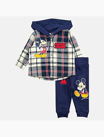 Disney - Completo felpa con cappuccio e pantaloni bebè