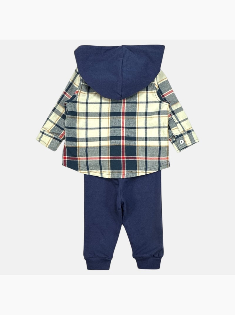 Disney - Completo felpa con cappuccio e pantaloni bebè Blu marino - Kiabi