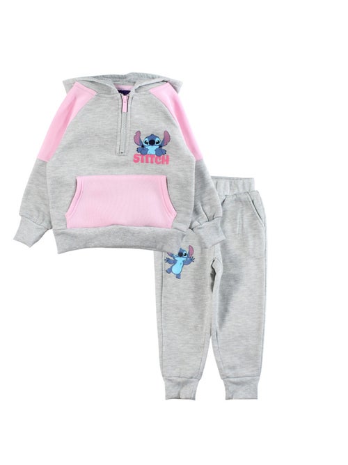 Disney - Completo felpa con cappuccio e pantaloni tuta bambina - Kiabi