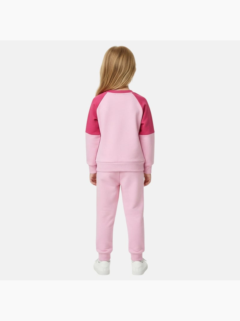 Disney - Completo felpa e pantaloni tuta bambina Rosa - Kiabi