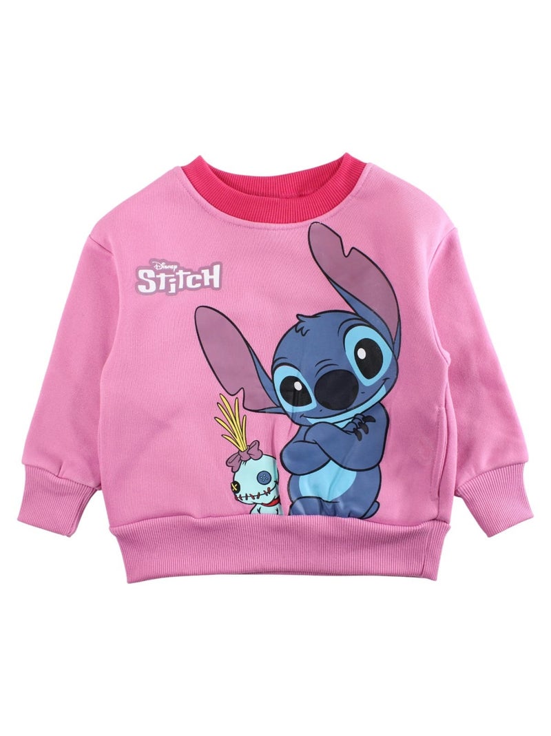 Disney - Completo felpa e pantaloni tuta bambina Rosa - Kiabi