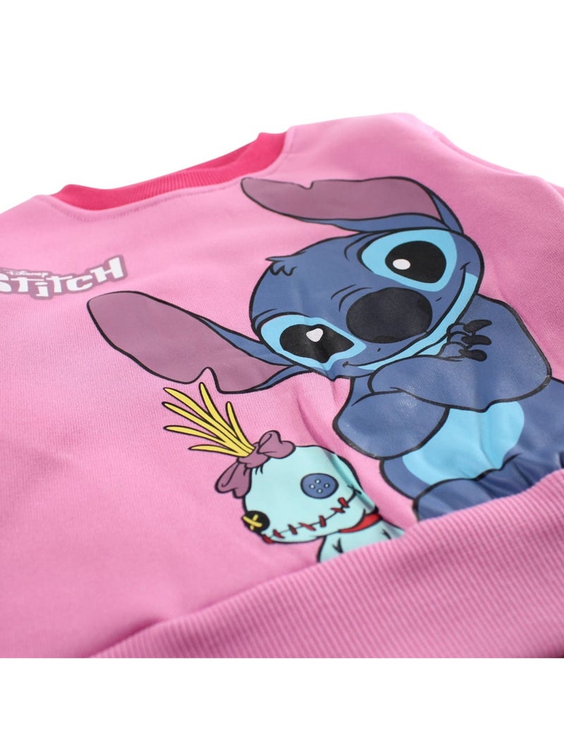 Disney - Completo felpa e pantaloni tuta bambina Rosa - Kiabi