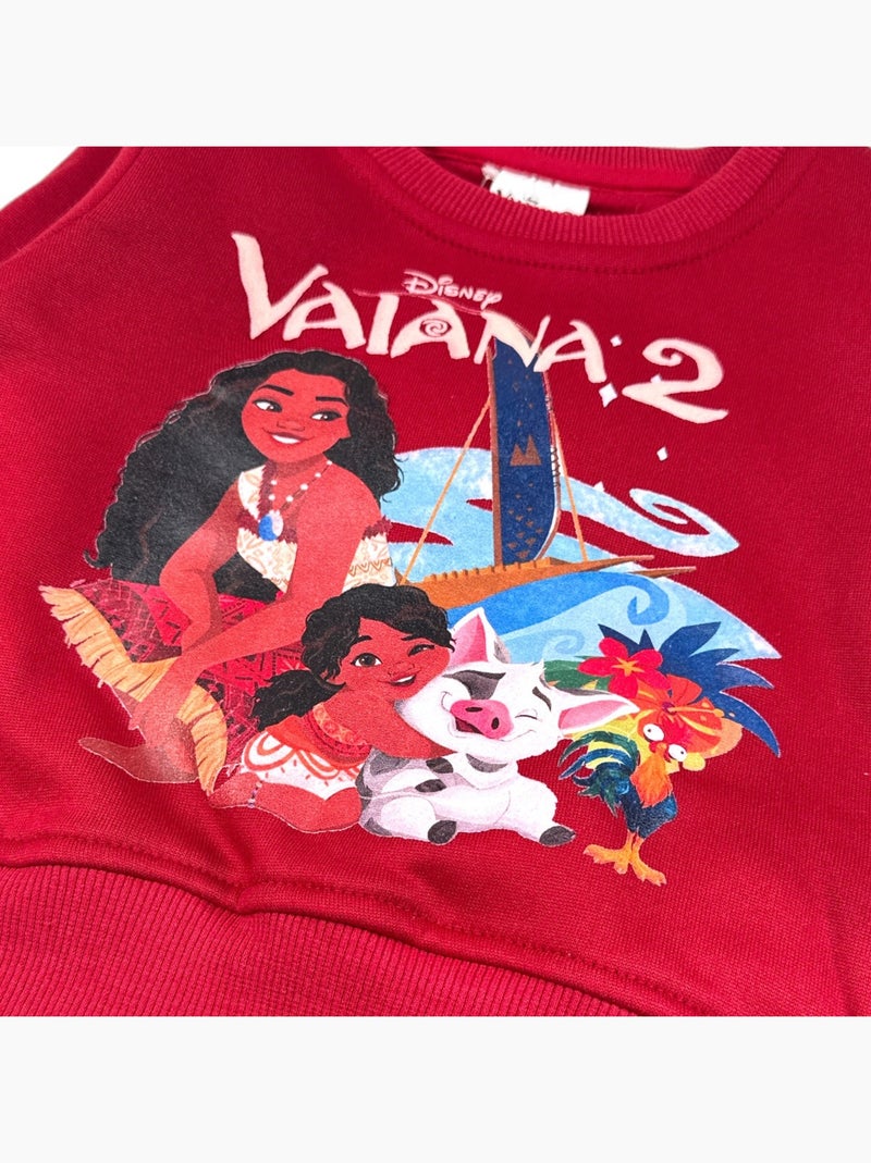 Disney - Completo felpa e pantaloni tuta bambina Rosso - Kiabi